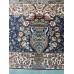 Иранский ковер QUM Silk 10002 Бирюзовый - фото №5